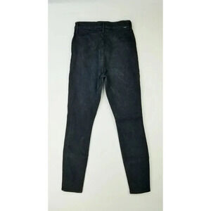 Mother 28X29 The Diamond Swooner Not Guilty Women's Black Denim Skinny Jeans USA